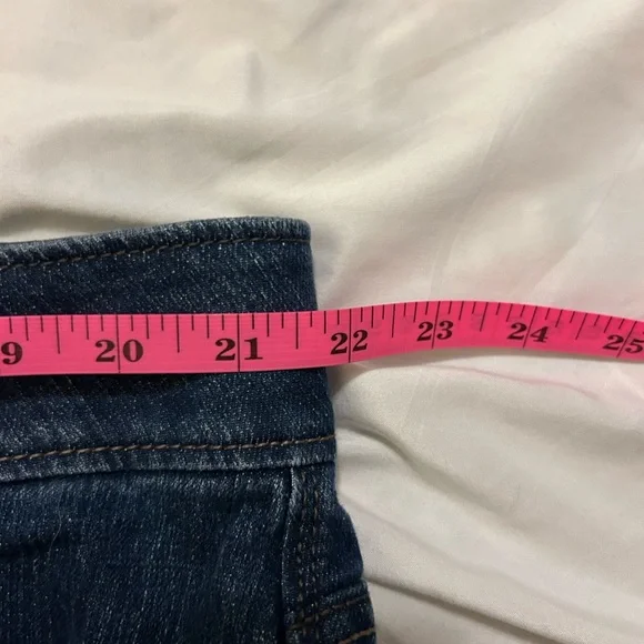 Lane Bryant Tight Tummy Tech flare Jeans Dark Wash size 22 - Picture 9 of 11